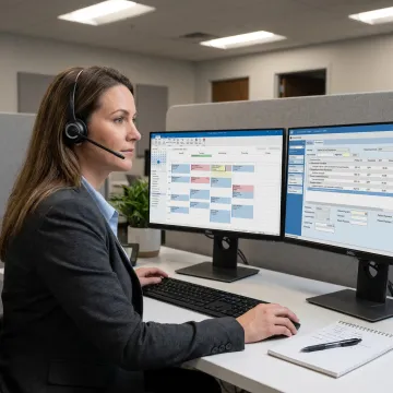 Medical virtual assistant supporting a practice remotely