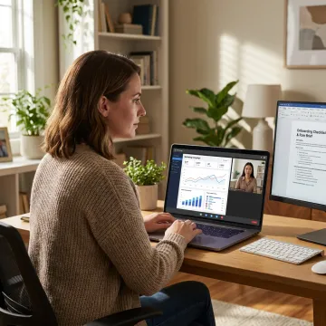 Marketing team onboarding a virtual assistant