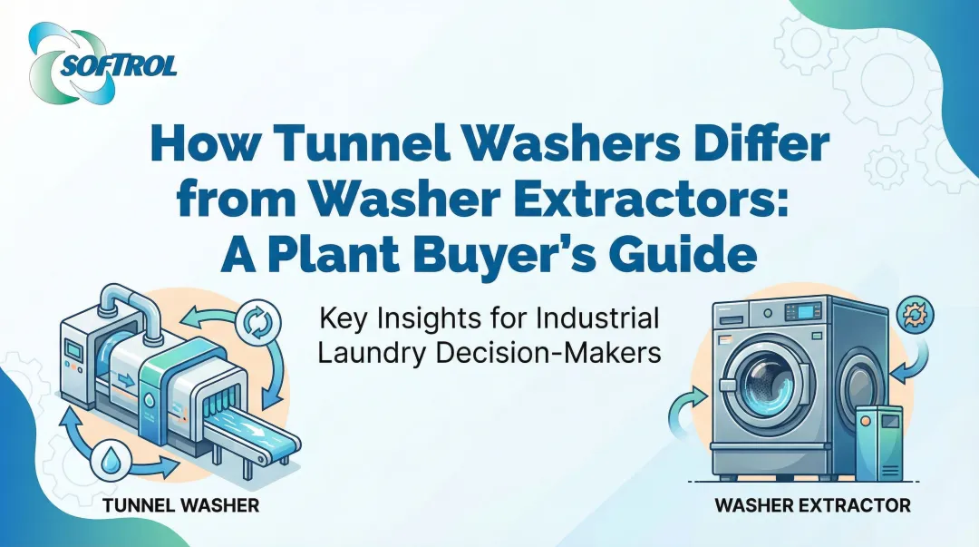 Cover image for How Tunnel Washers Differ from Washer Extractors: A Plant Buyer's Guide