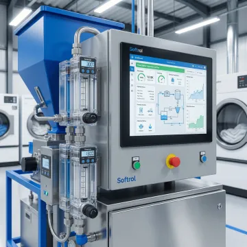 Chemical injection control system with flow meters and digital monitoring display