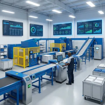 Advanced hospital linen management system with automated tracking technology