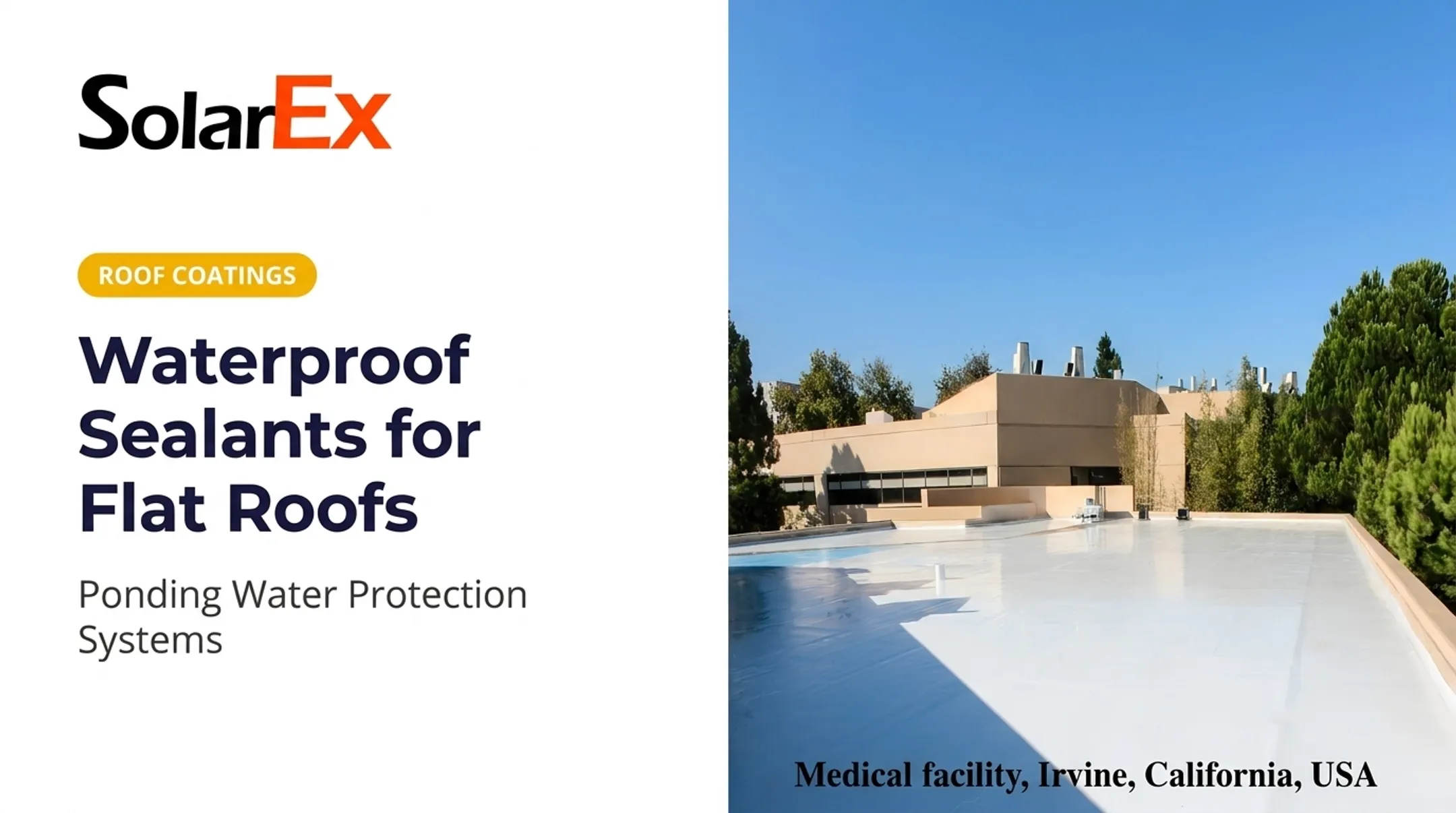 Waterproof Sealants for Flat Roofs