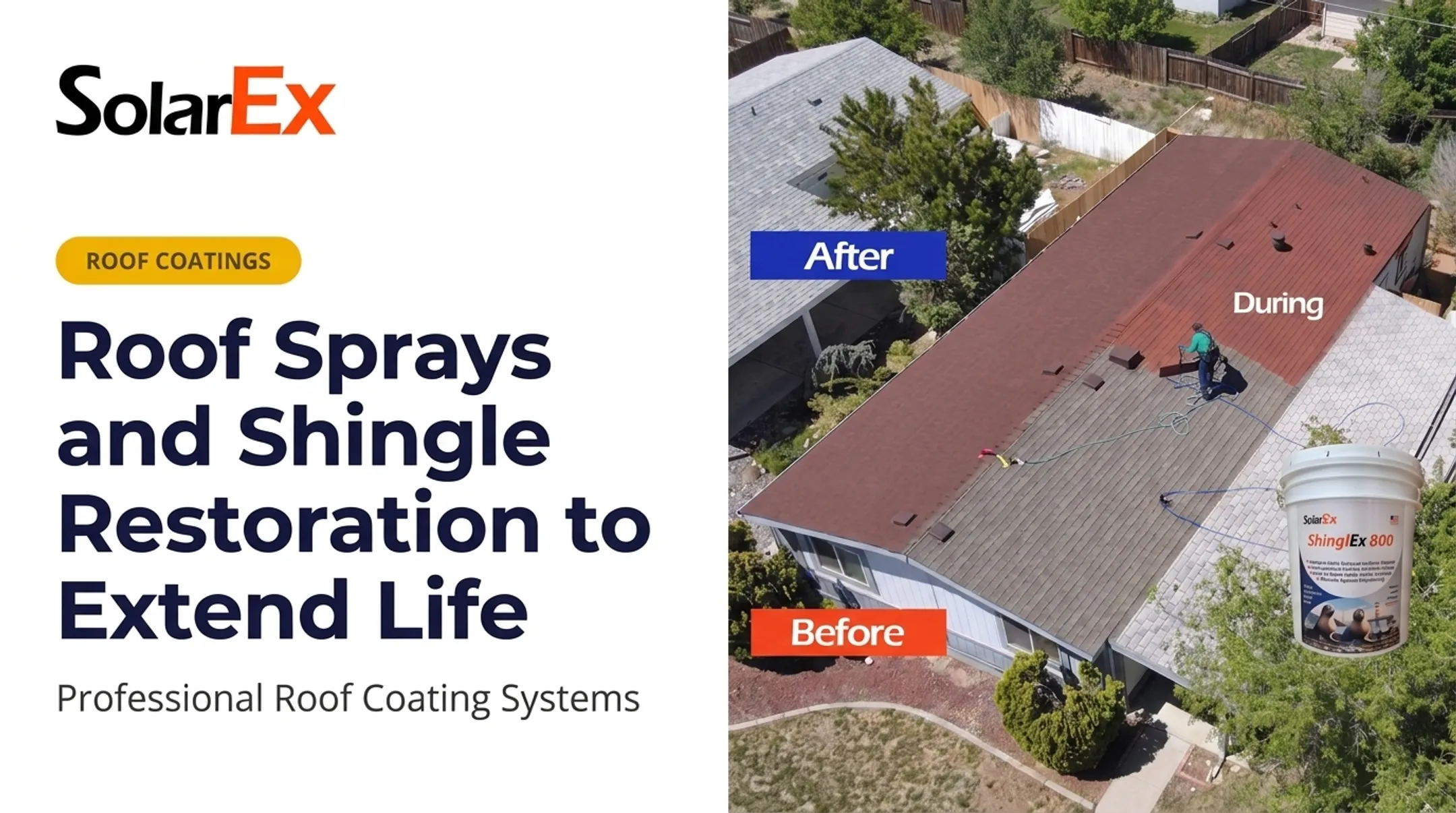 Roof Sprays and Shingle Restoration to Extend Life