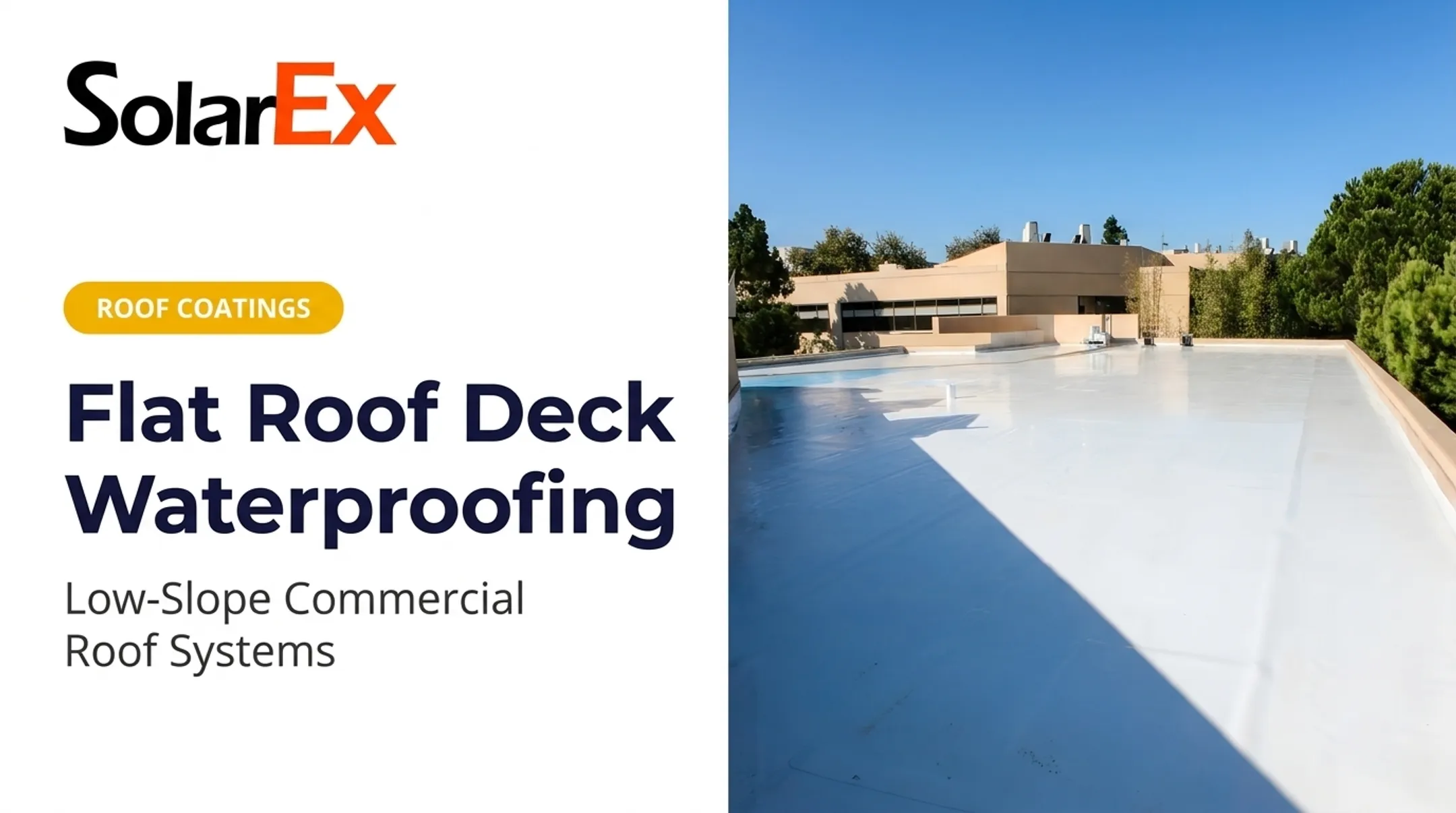 Flat Roof Deck Waterproofing