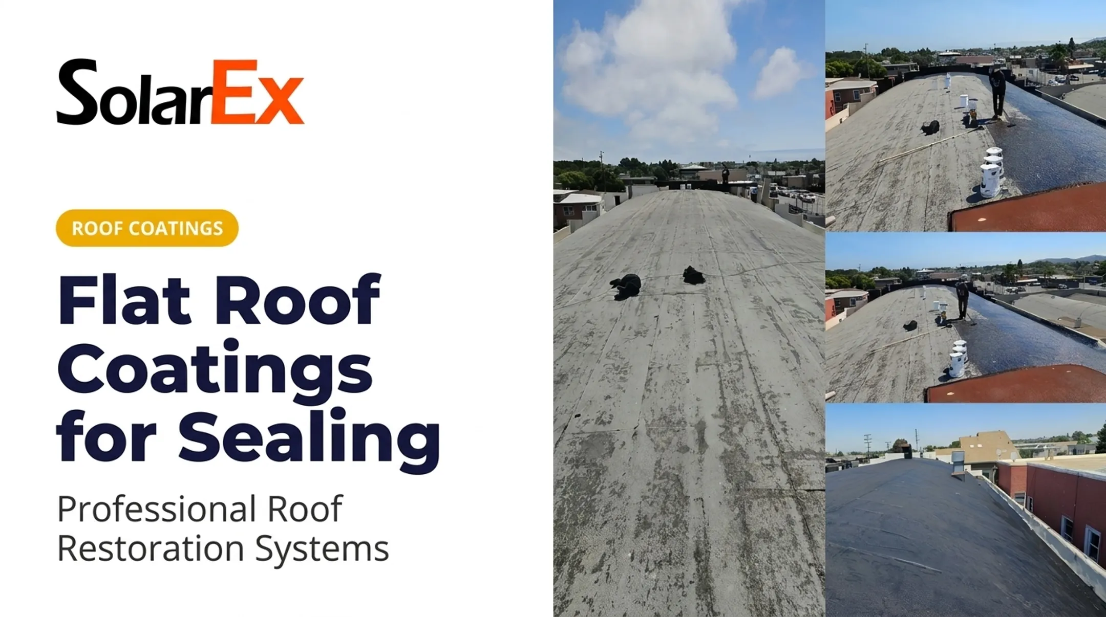 Flat Roof Coatings for Sealing