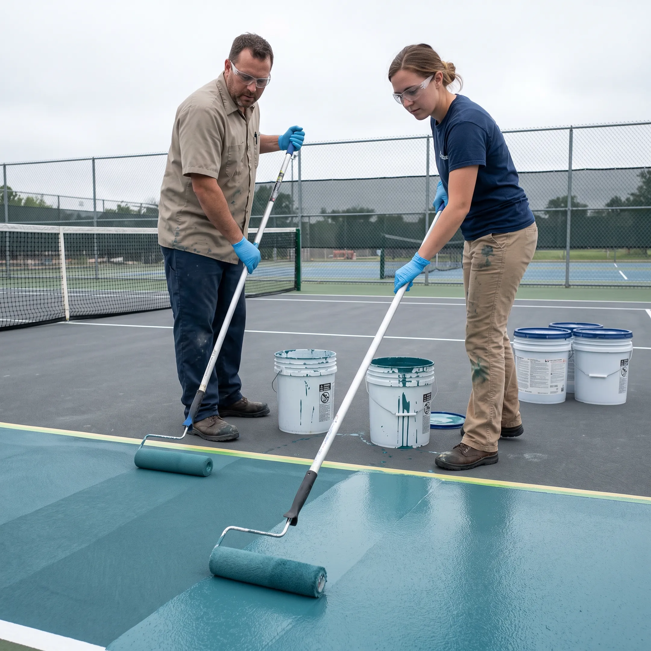 Athletic Surface Coating