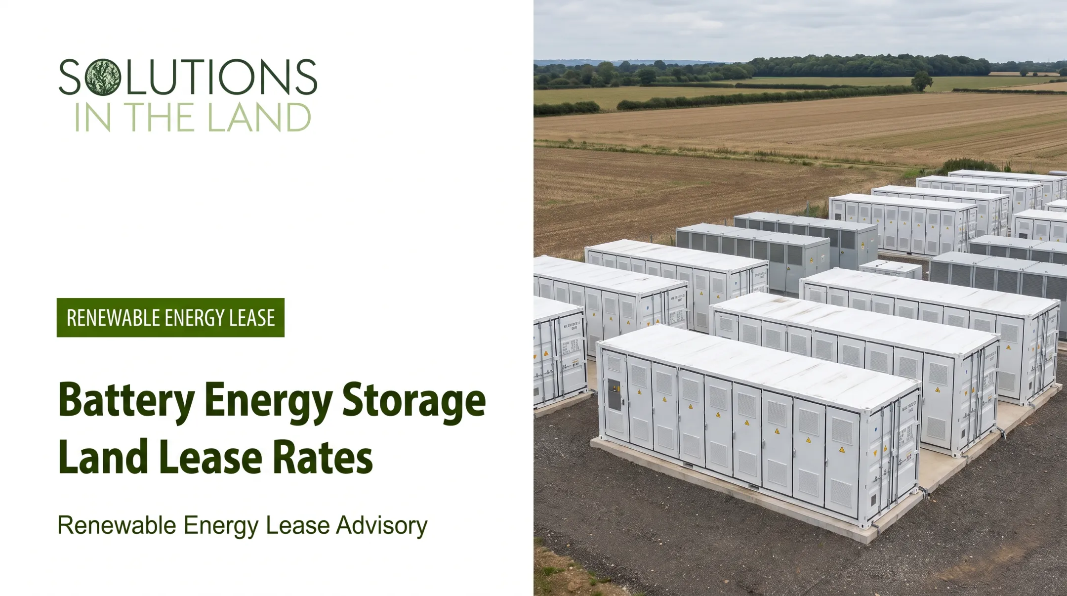 Battery Energy Storage Land Lease Rates