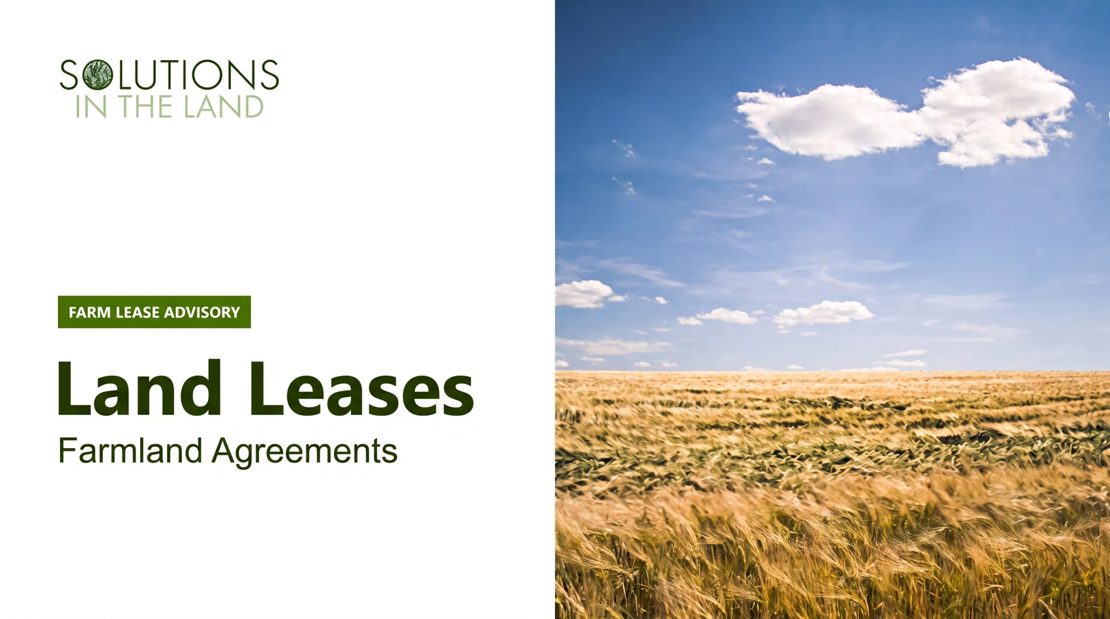 Land Leases: Farmland Agreements