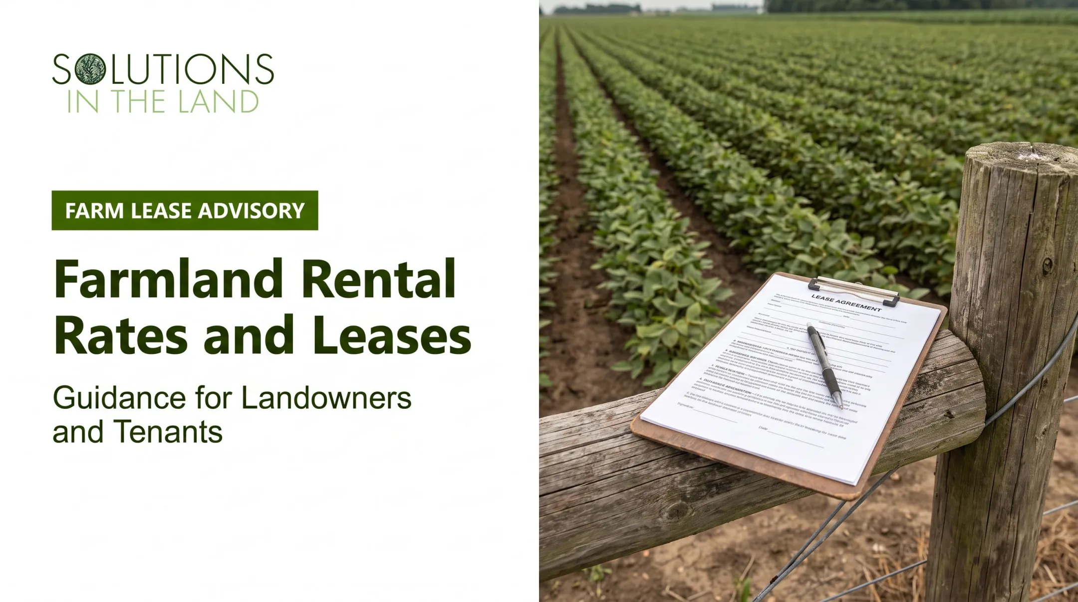 Farmland Rental Rates and Leases