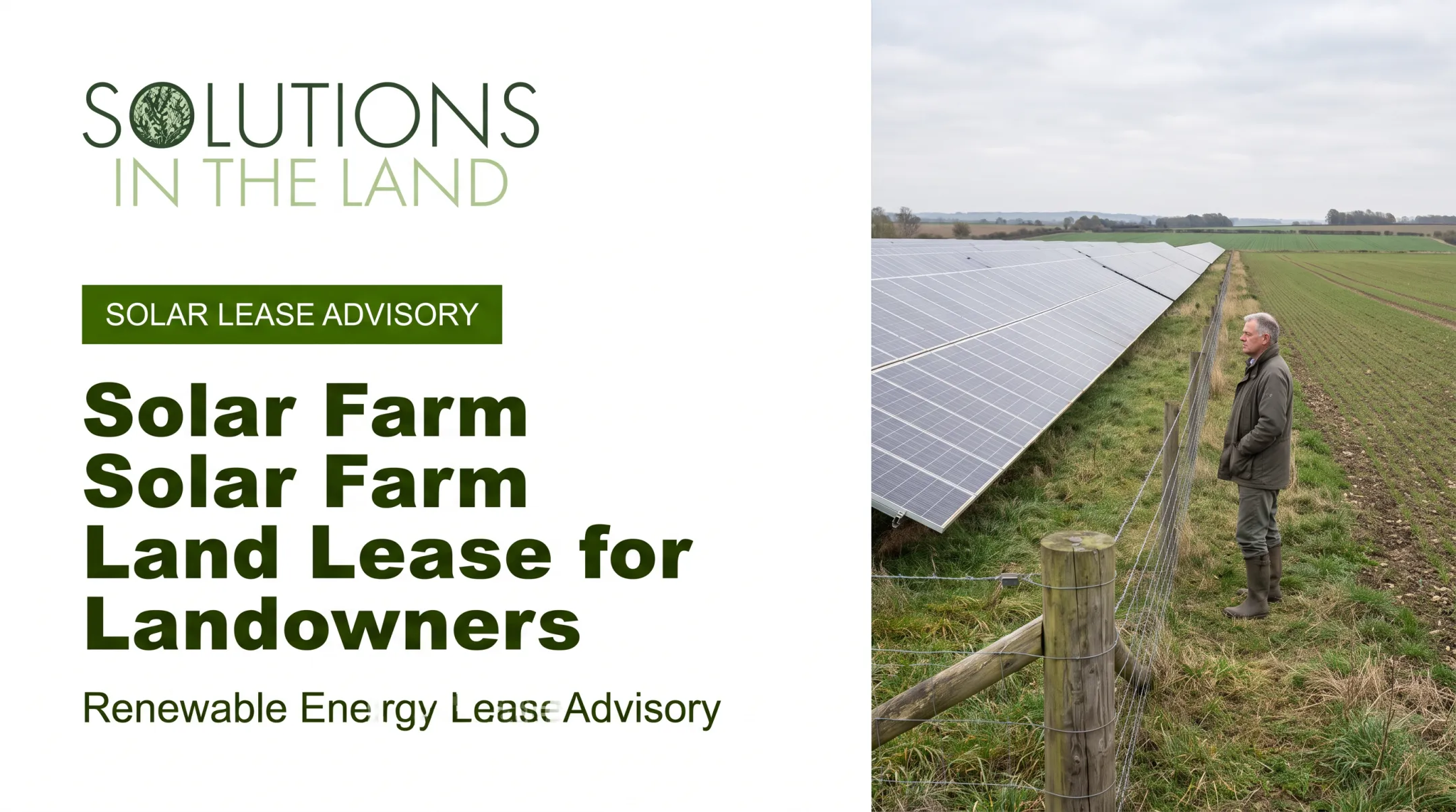 Solar Farm Land Lease for Landowners