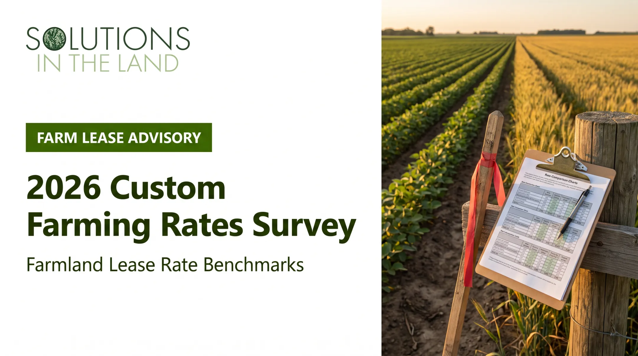 2026 Custom Farming Rates Survey