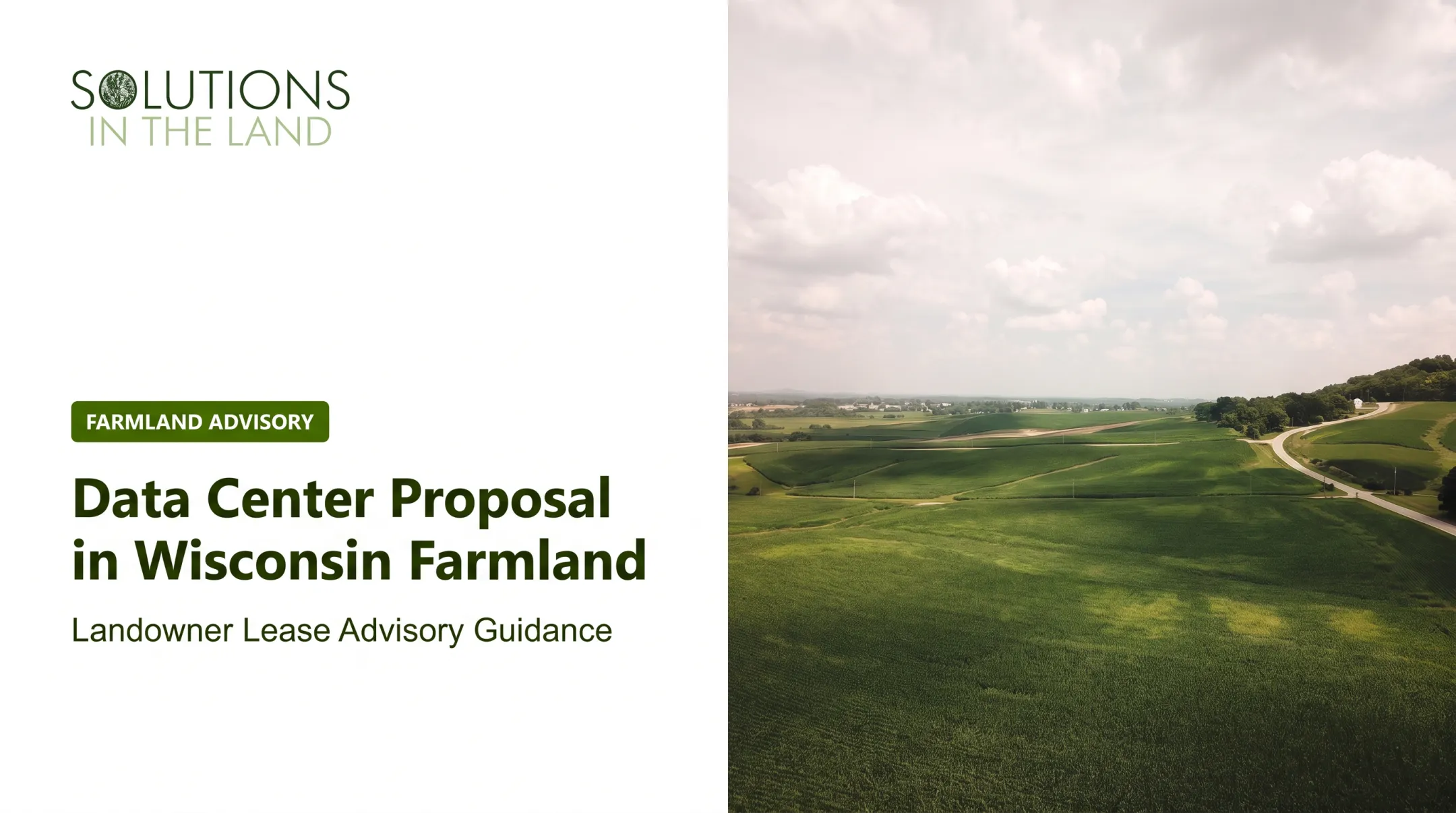 Data Center Proposal in Wisconsin Farmland