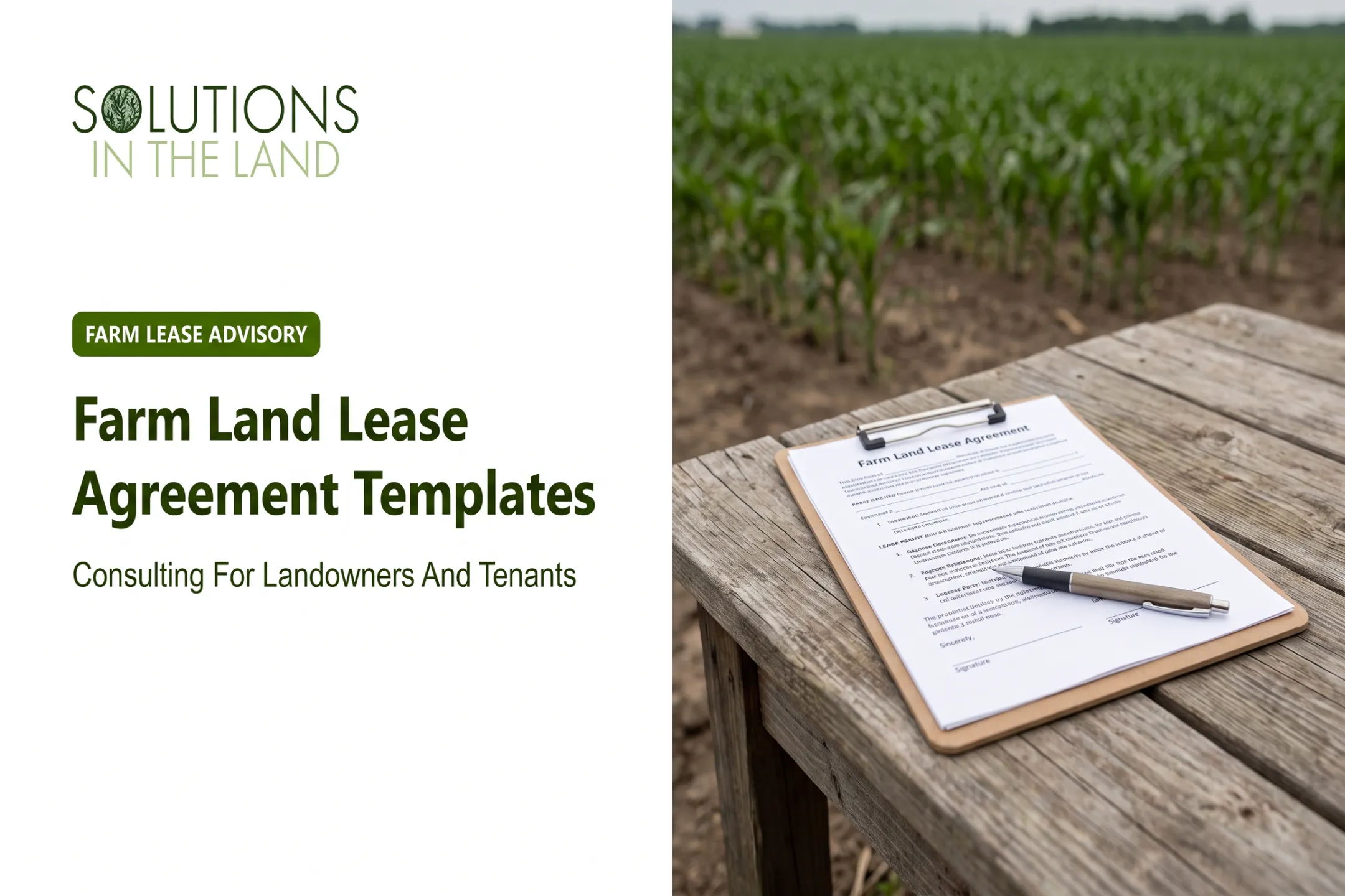 Farm Land Lease Agreement Templates