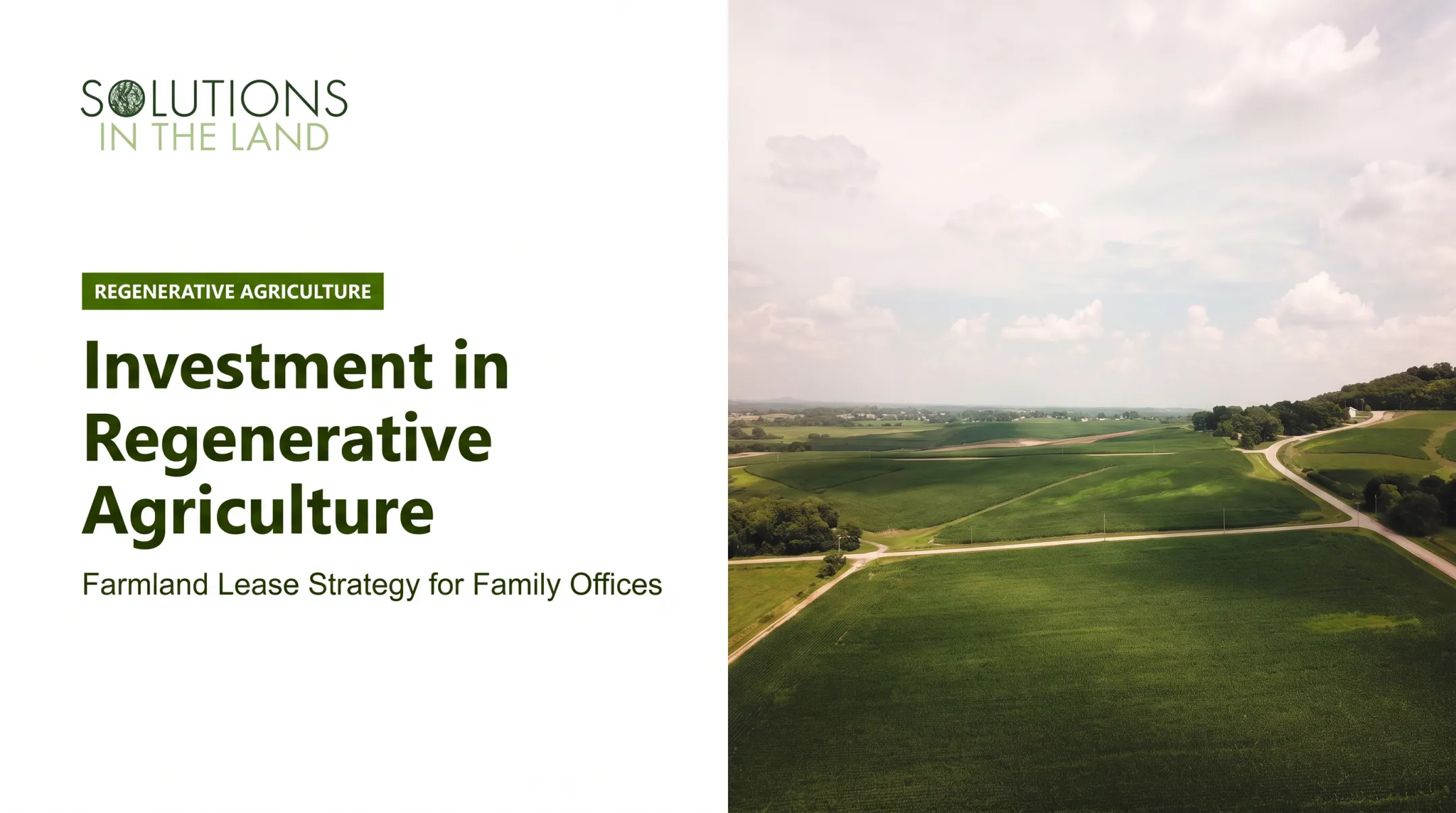 Investment in Regenerative Agriculture