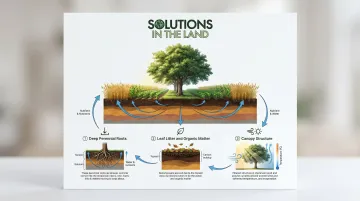 Alley cropping system functions showing roots light water and nutrient cycling