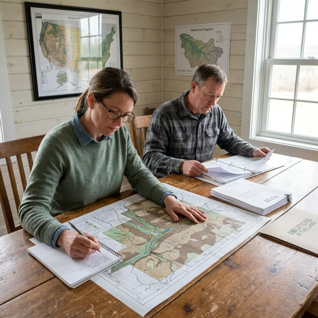 Consultant planning soil and groundwater management strategy