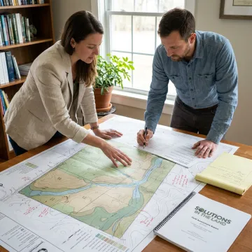 Land use planning documents and site maps