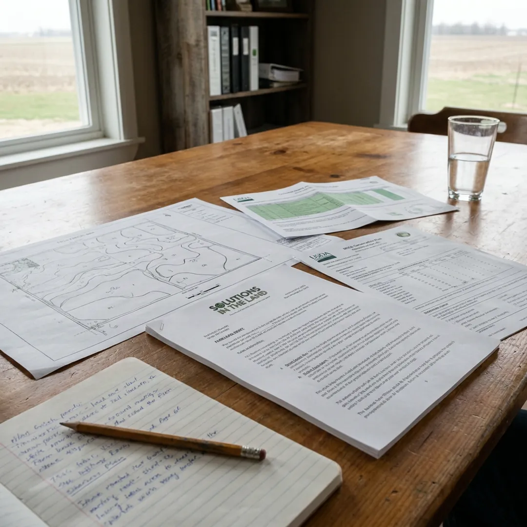 Integrated farm planning documents and land maps
