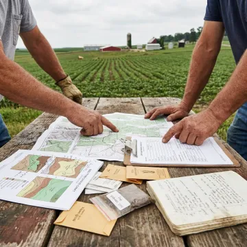 Diversified farm equipment and agricultural supplies in use