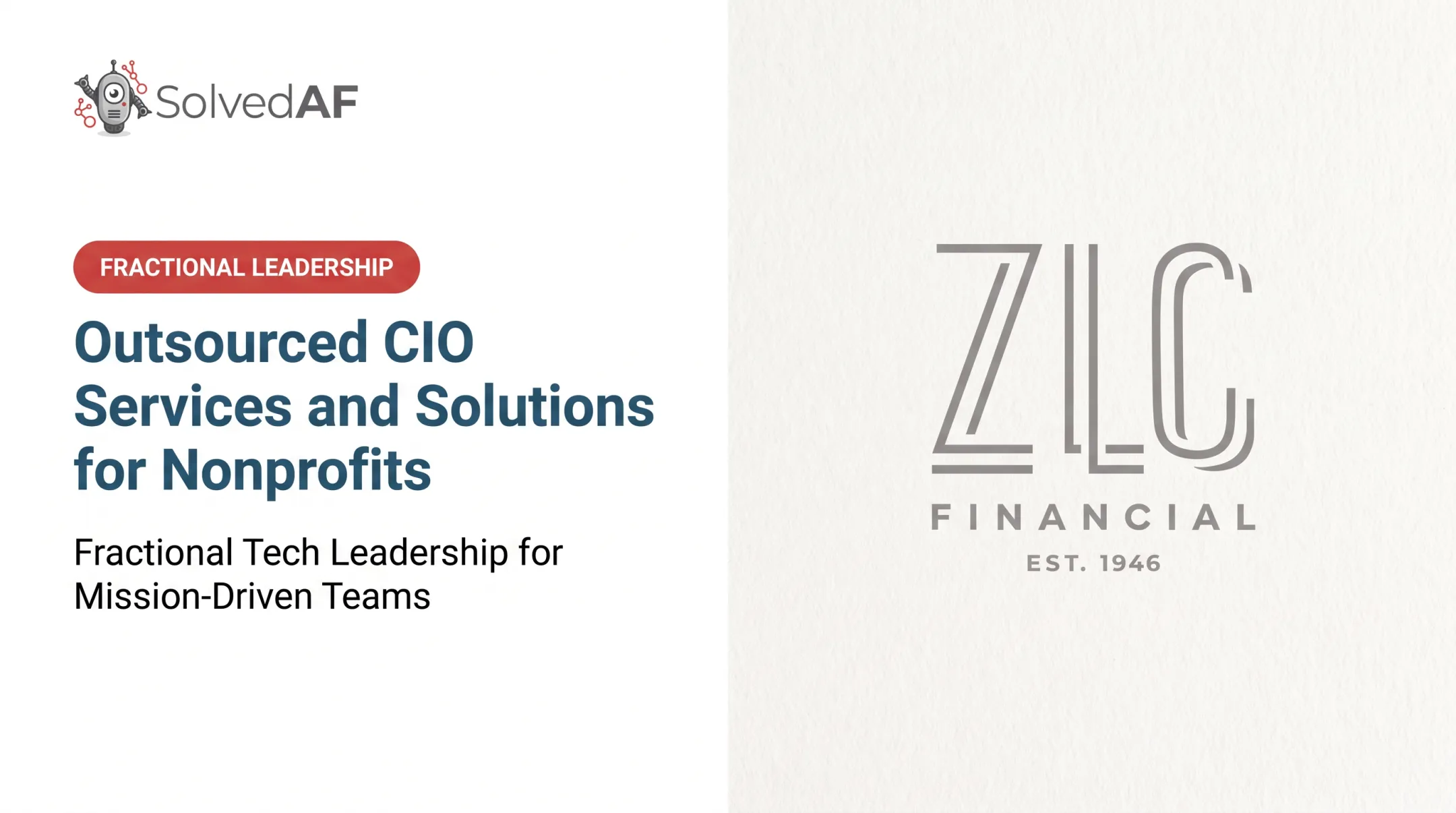 Outsourced CIO Services and Solutions for Nonprofits
