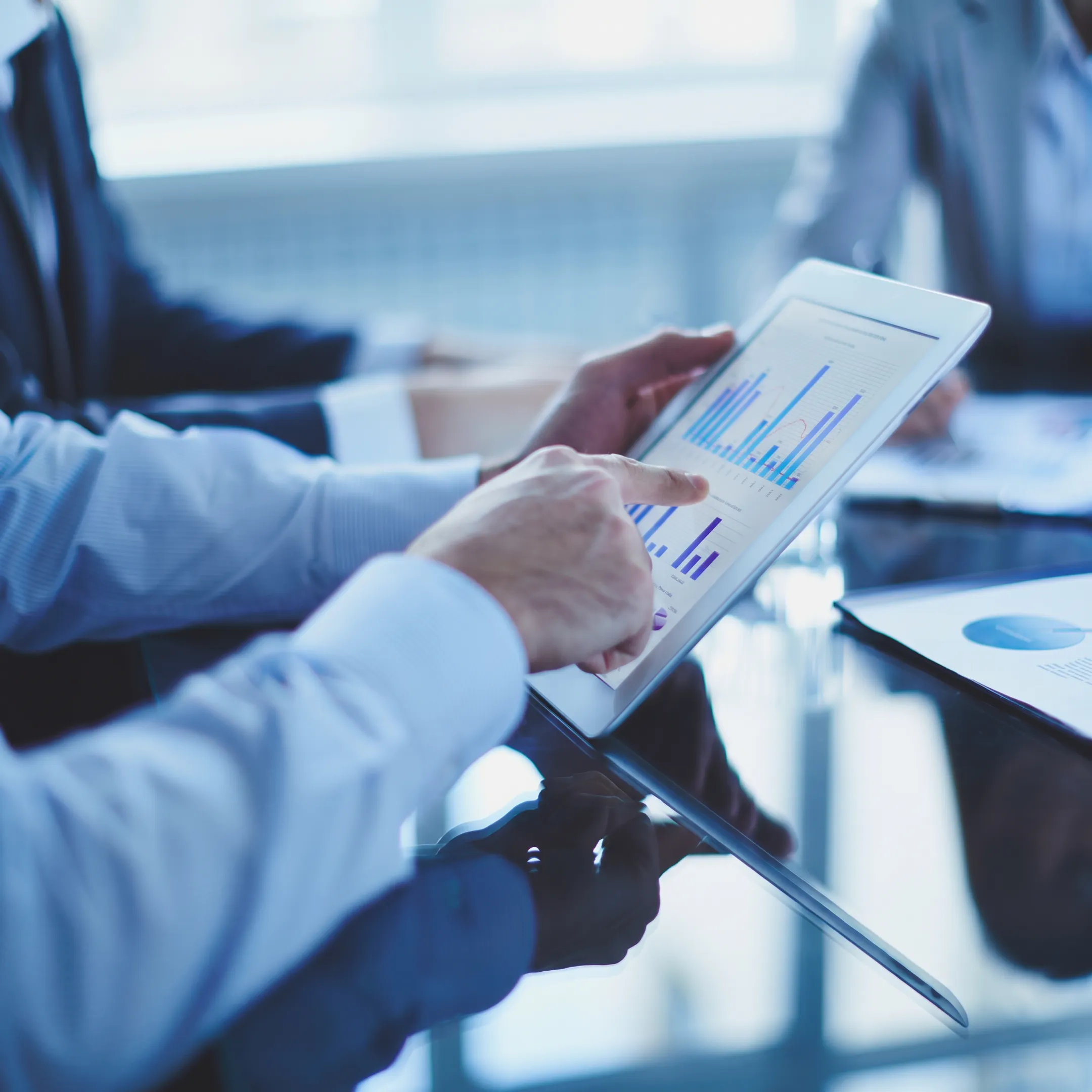 Outsourcing consultants planning a workforce solution