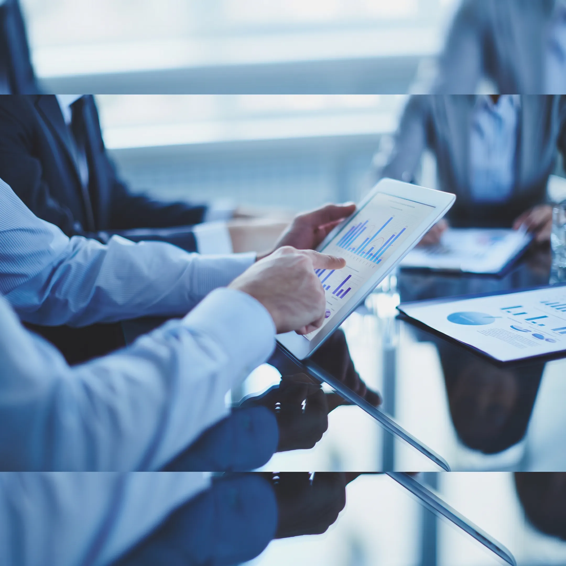 Fractional CIO reviewing a technology roadmap with business leaders