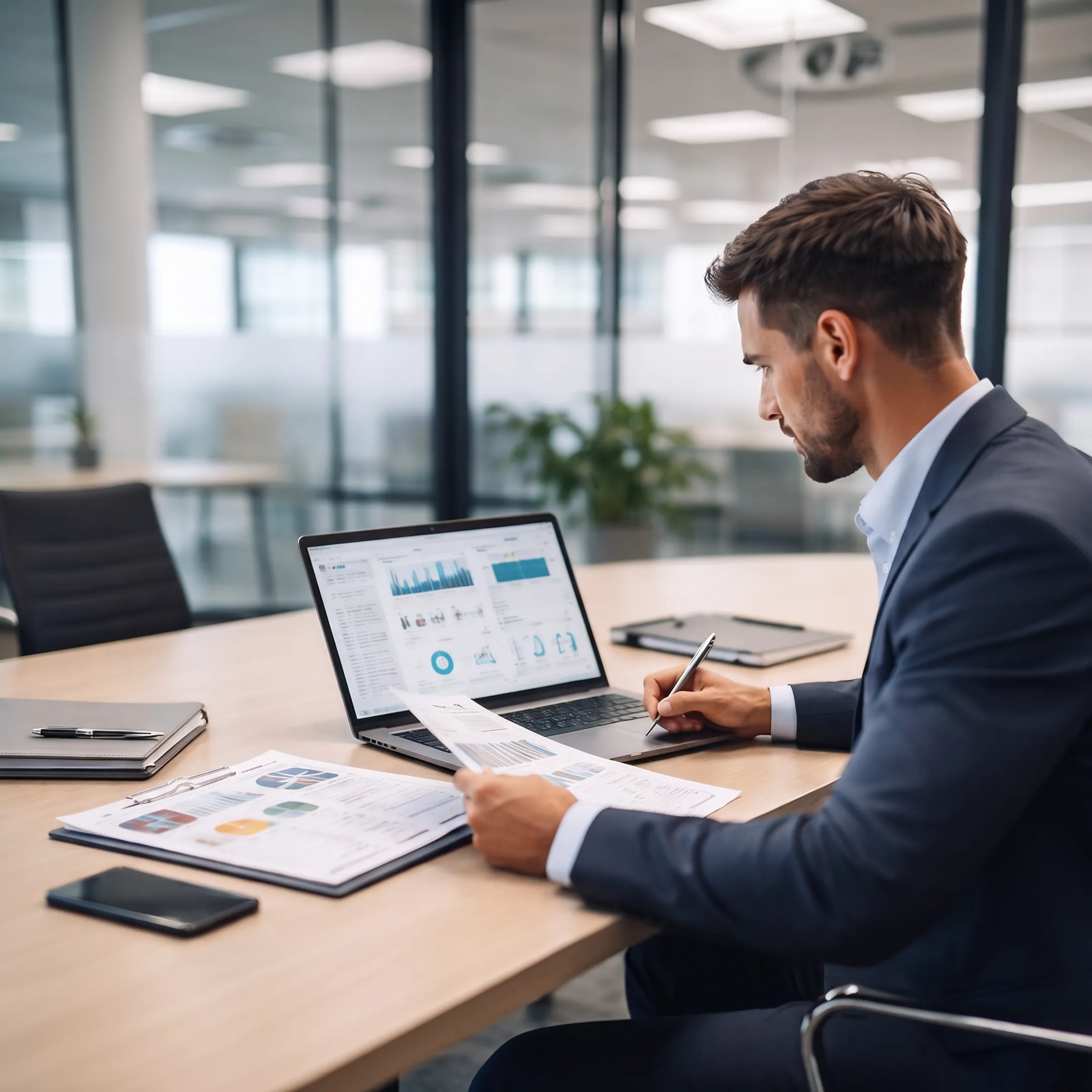 Virtual CISO consulting team reviewing cybersecurity risks and compliance controls with business leaders