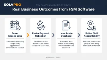 Four key business outcomes of field service management software for contractors