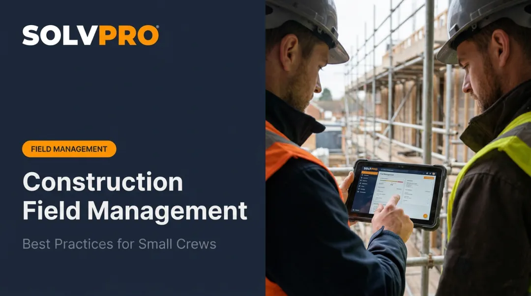 Construction Field Management: Best Practices for Small Crews