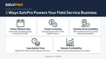 Five key benefits of mobile workforce management software for service businesses