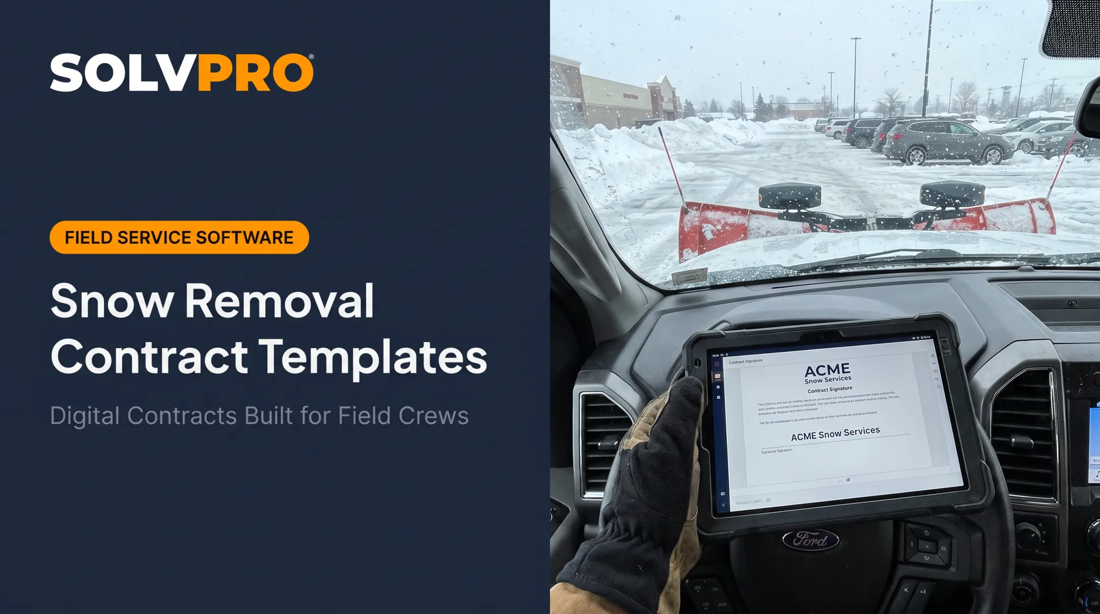 Snow Removal Contract Templates