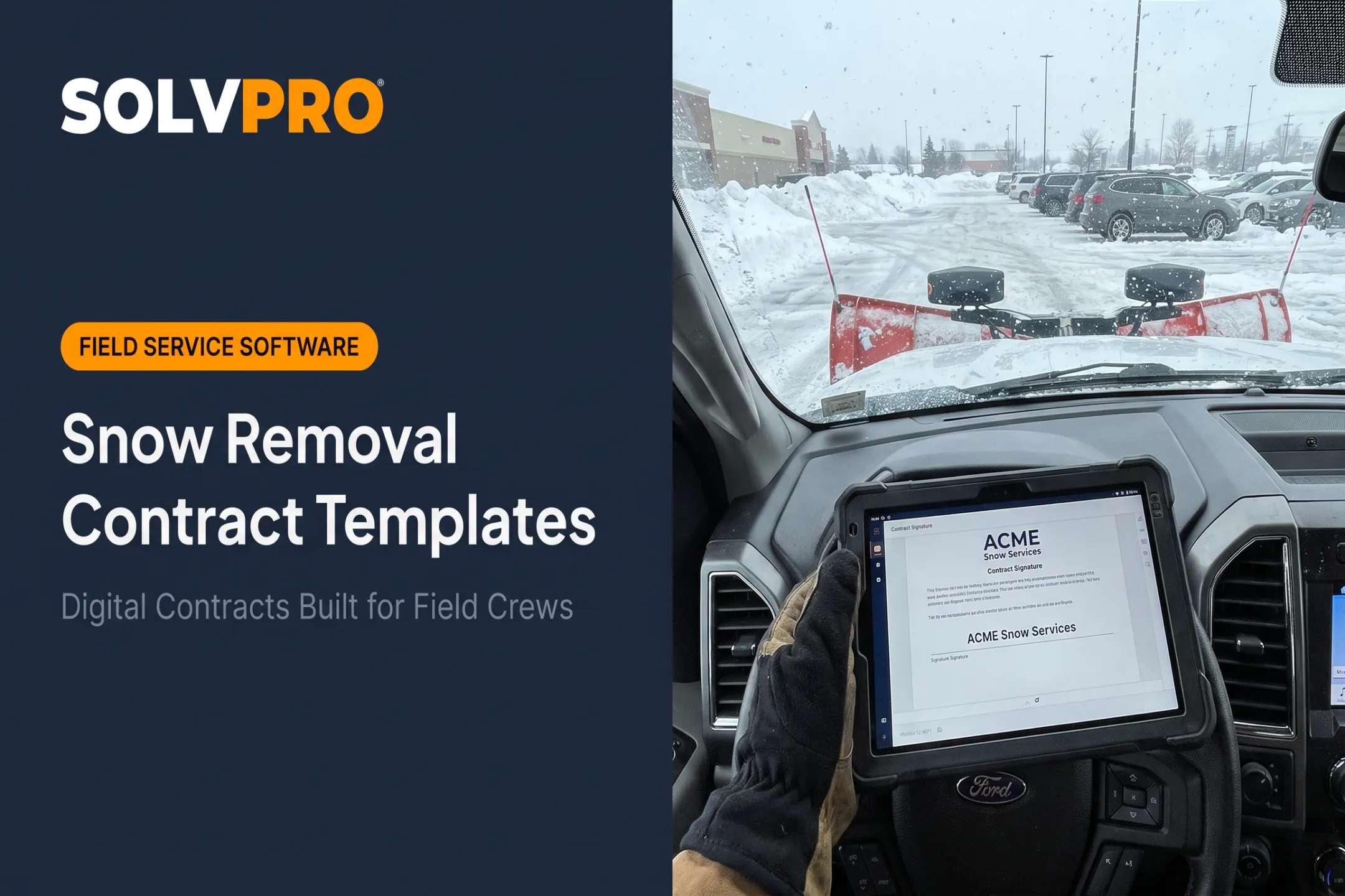 Snow Removal Contract Templates