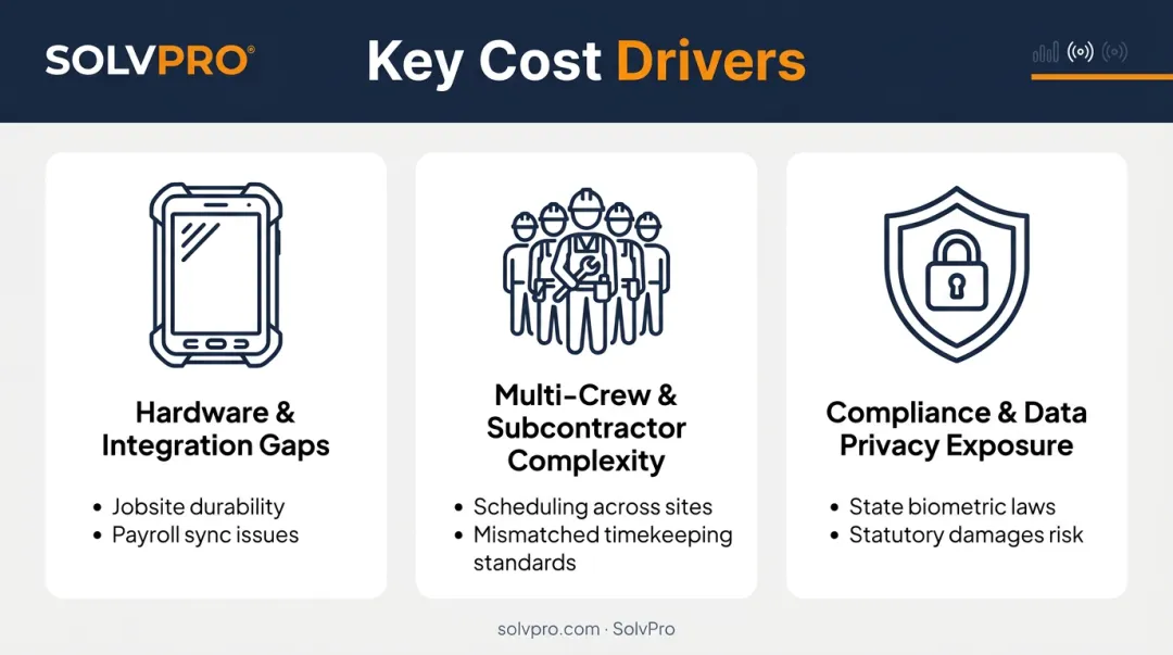 Three key cost drivers behind biometric crew management expenses breakdown