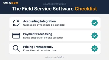 Three-point checklist for evaluating plumbing business management software