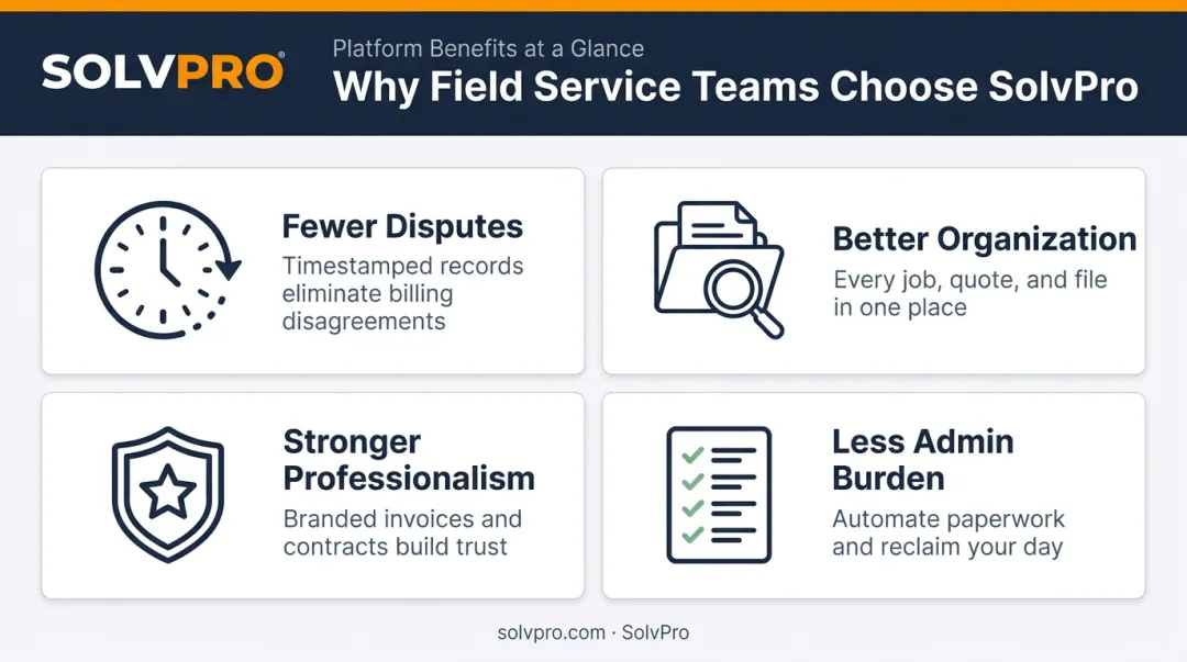 Four key benefits of digital contracting for service businesses compared