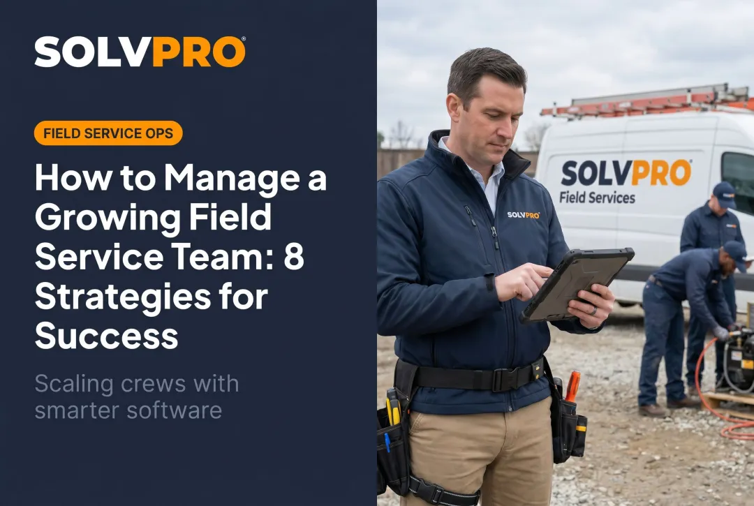 How to Manage a Growing Field Service Team: 8 Strategies for Success