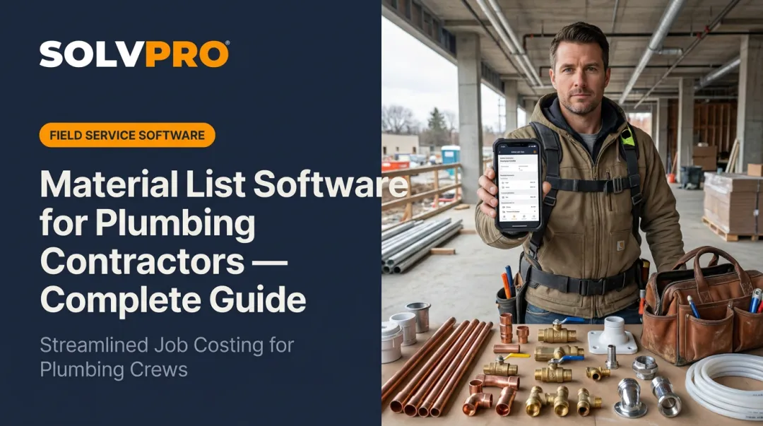 Material List Software for Plumbing Contractors — Complete Guide