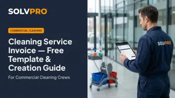 Cleaning Service Invoice — Free Template &amp; Creation Guide
