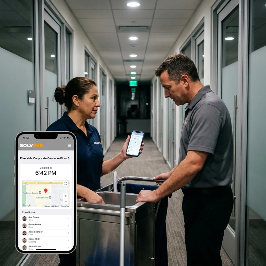 Janitorial Time & Attendance Tracking Software