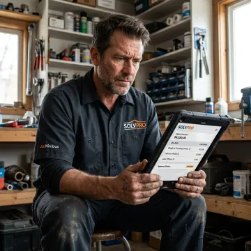 Digital plumbing estimate and job cost dashboard