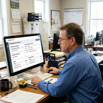 Fence business CRM dashboard review