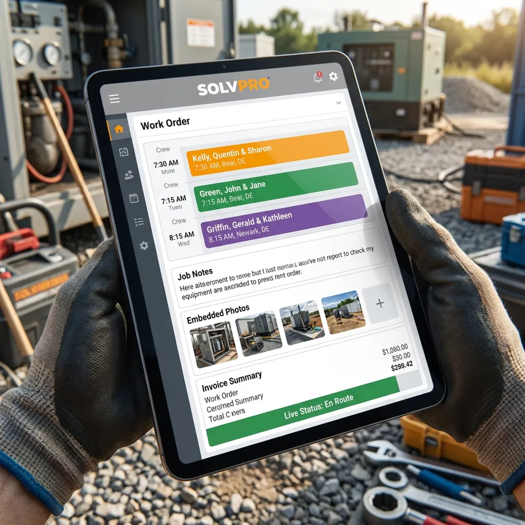 Mobile Work Order Management Software