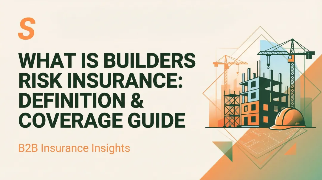 What is Builders Risk Insurance: Definition & Coverage Guide