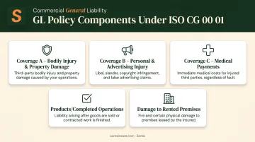 Standard GL policy five coverage components breakdown for trucking companies