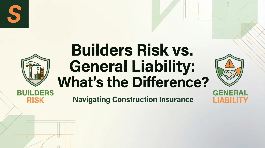 Builders Risk vs. General Liability: What's the Difference?