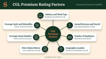 Six key CGL premium rating factors from industry type to claims history