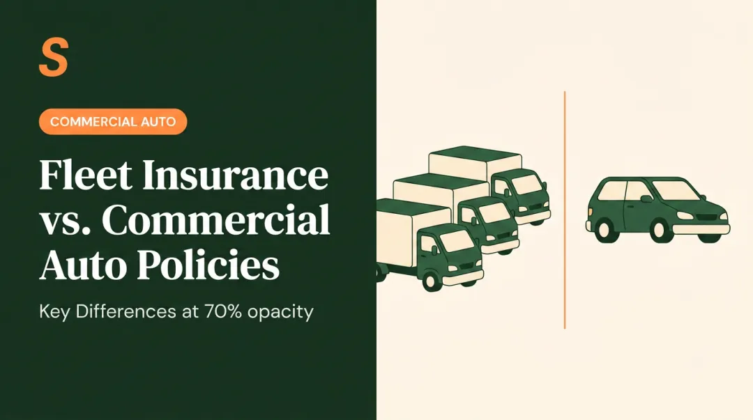 Fleet Insurance vs. Commercial Auto Policies: Key Differences