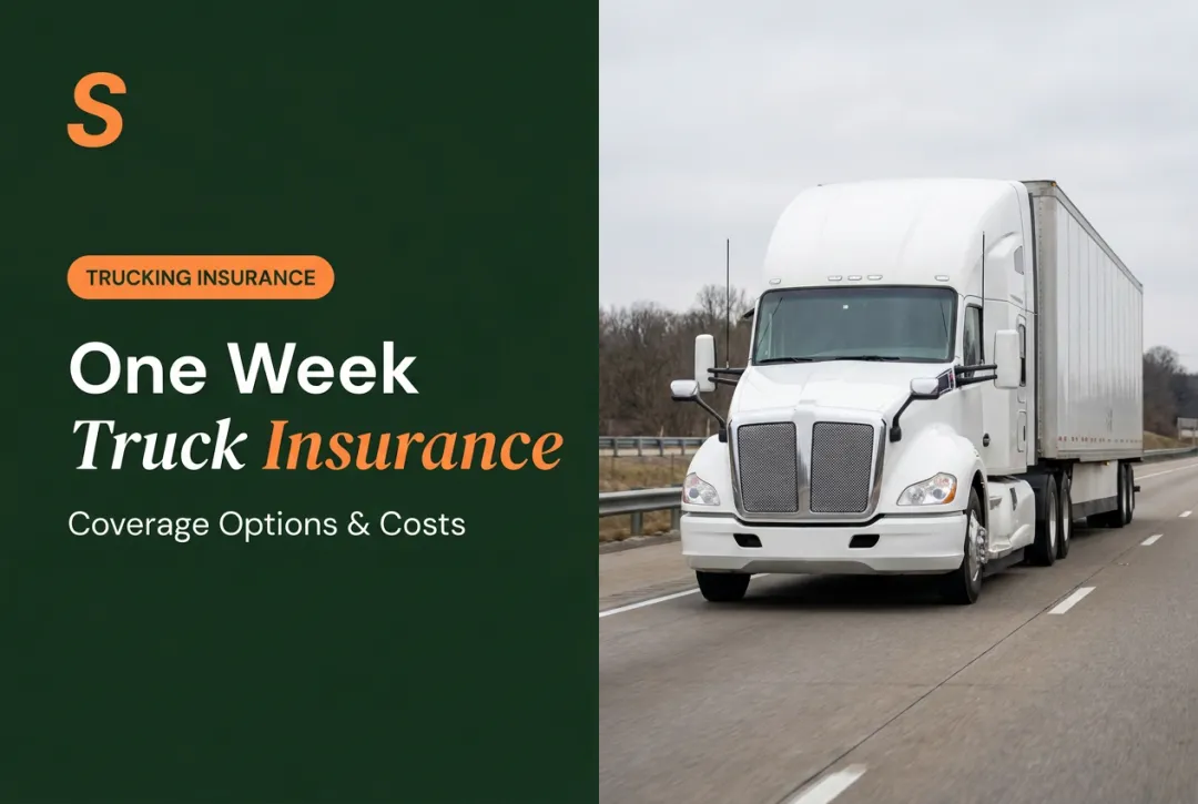 One Week Truck Insurance: Coverage Options & Costs