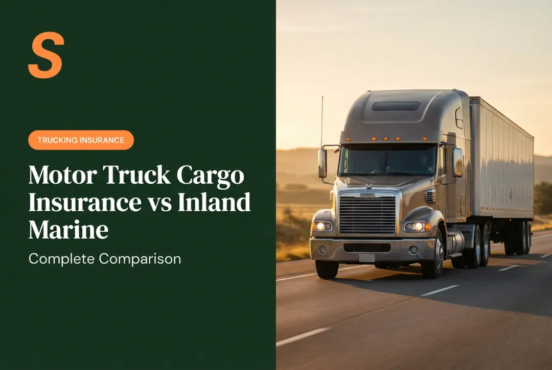 Motor Truck Cargo Insurance vs Inland Marine: Complete Comparison