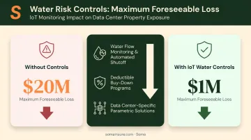 IoT water monitoring technology impact on builders risk maximum foreseeable loss reduction